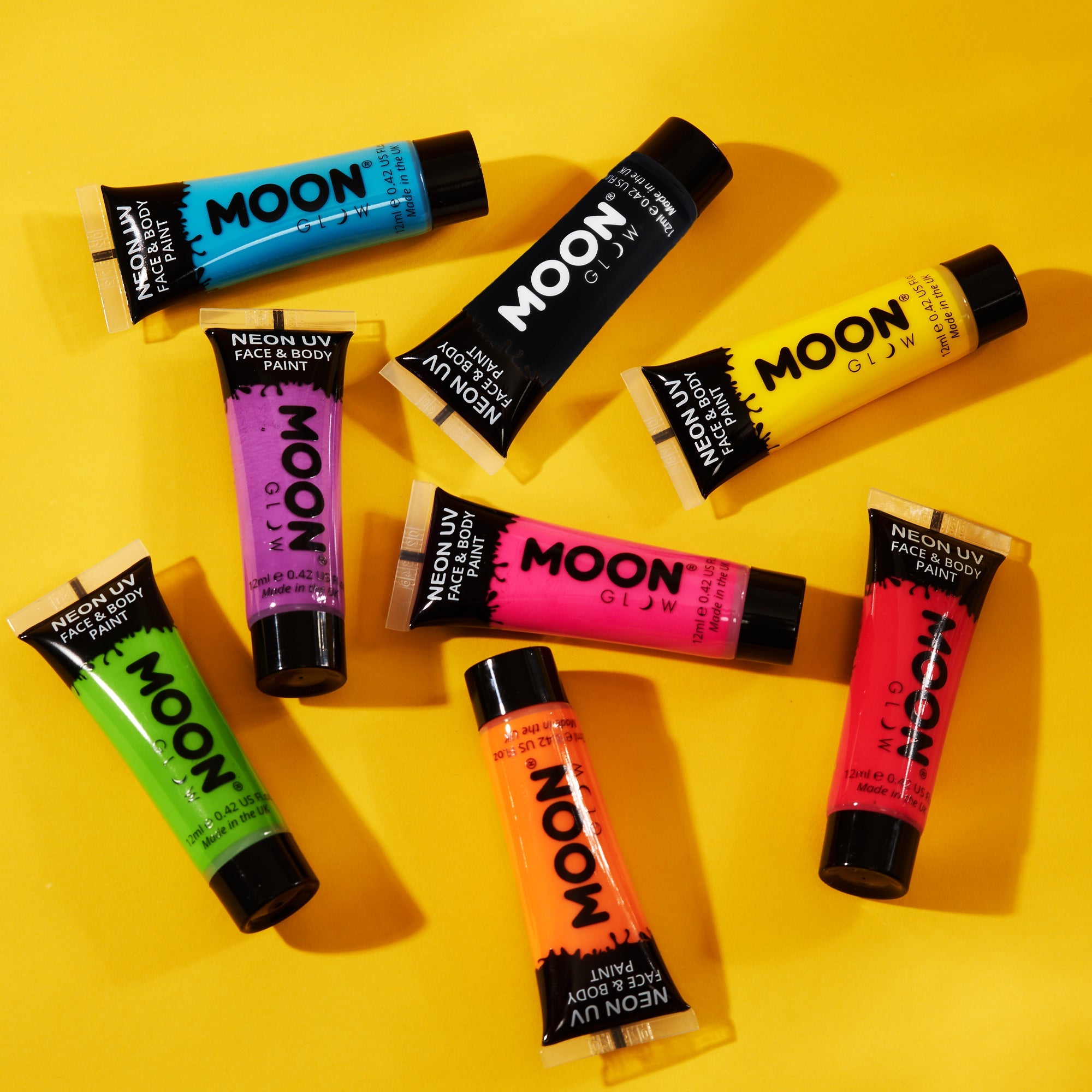 Moon Glow - Neon UV Paint Stick Body Crayon for the Face & Body – Black