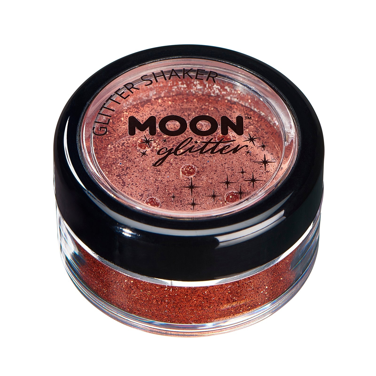 Copper Bronze - Classic Fine Face & Body Glitter Shaker, 5g. Cosmetically certified, FDA & Health Canada compliant, cruelty free and vegan.