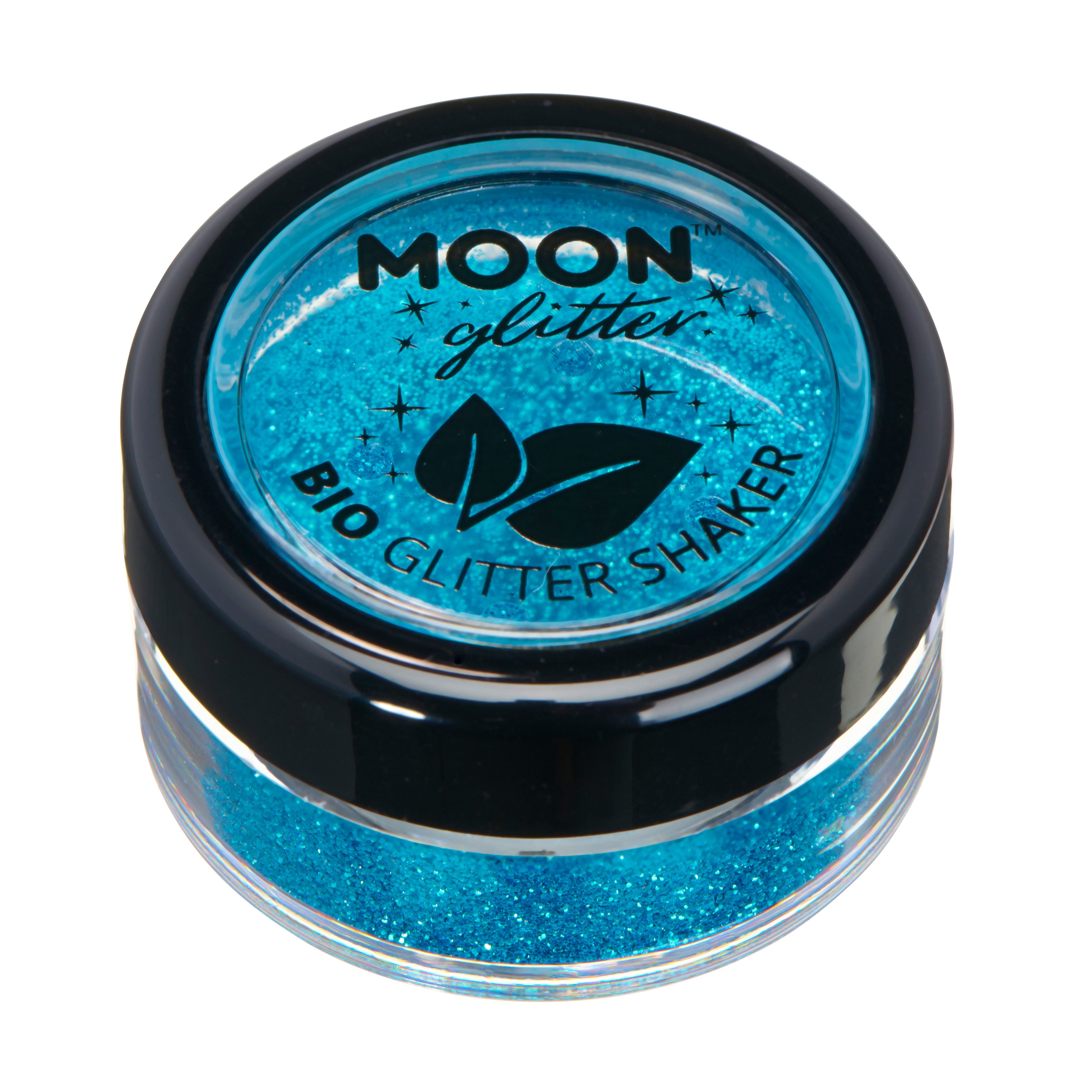 Blue - BIO Fine Face & Body Glitter Shaker, 5g. Cosmetically certified, FDA & Health Canada compliant, cruelty free and vegan.