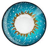 Loox Deep Turquoise Blue Cosmetic Contact Lenses, FDA & Health Canada Cleared