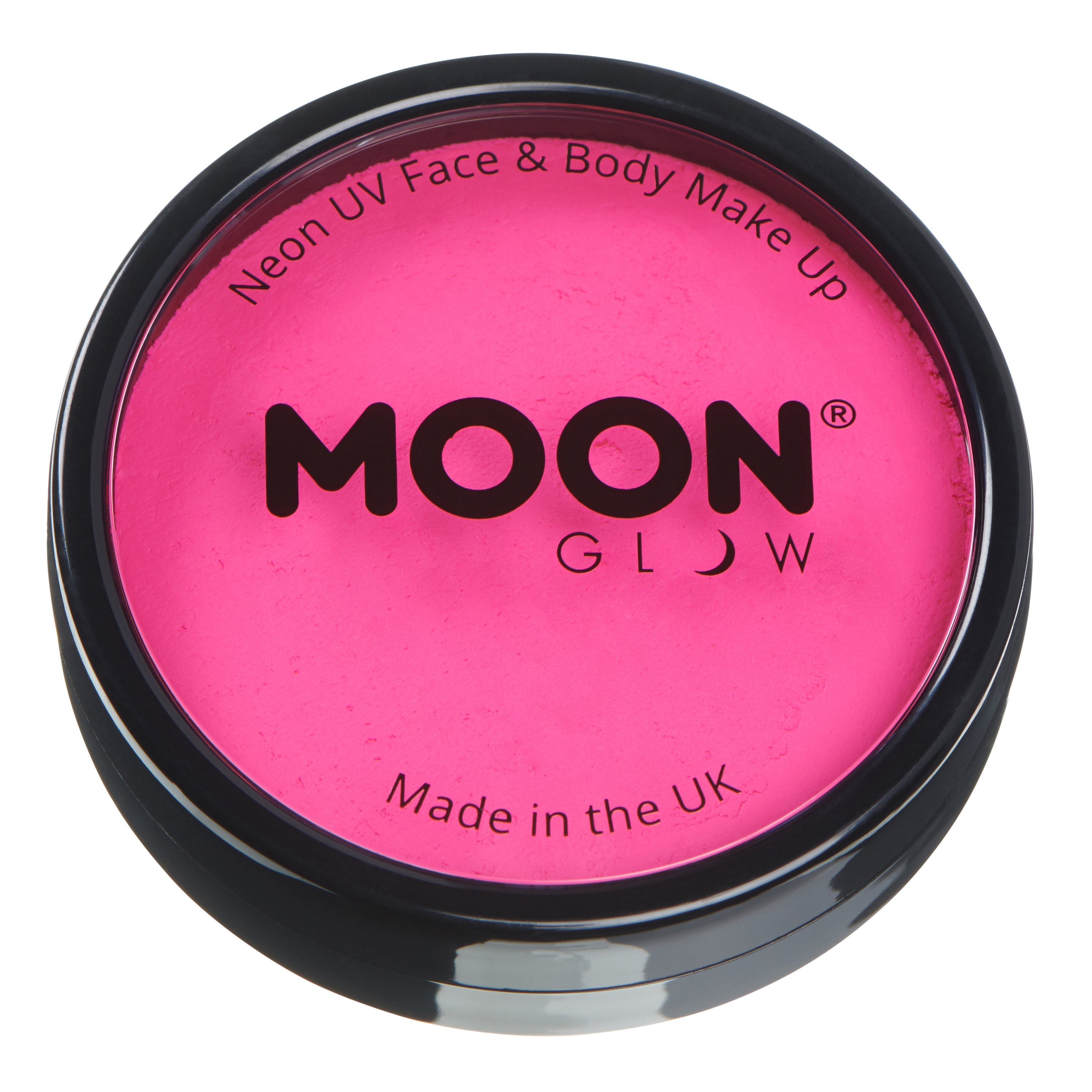 Intense Pink - Neon UV Glow Blacklight Professional Face Paint, 36g. Cosmetically certified, FDA & Health Canada compliant, cruelty free and vegan.